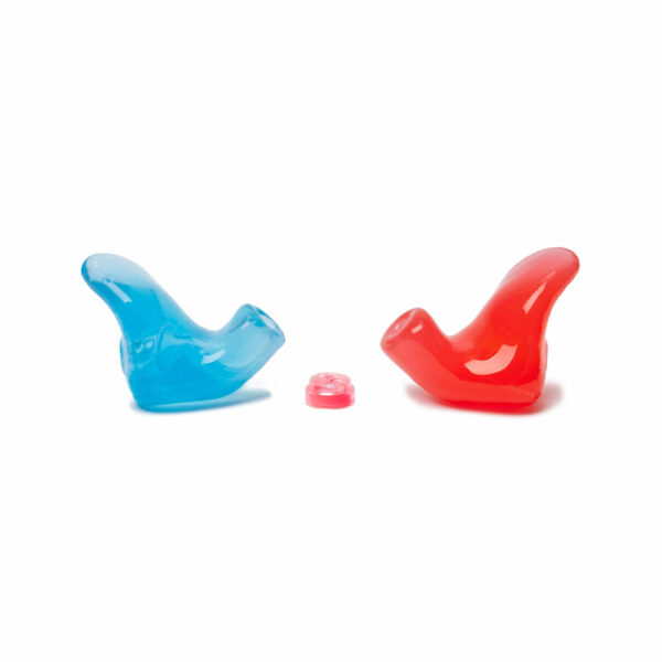 PE PACS Pro27 Motoplugs - red and blue, with filter