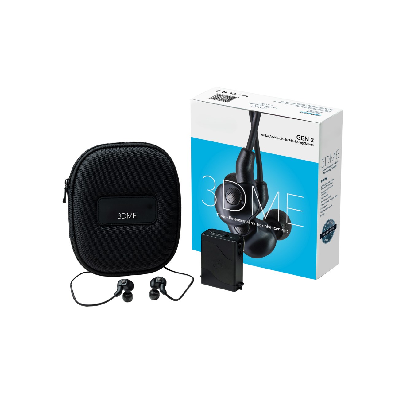 3dme IEM and accessories in the box